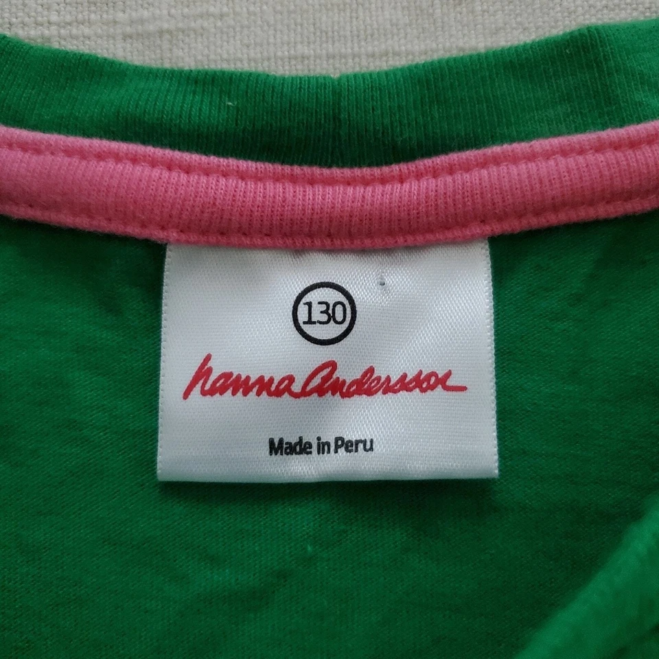 Hanna Andersson penguin rainbow long sleeve shirt 130 kids 8 - Image 4 of 4