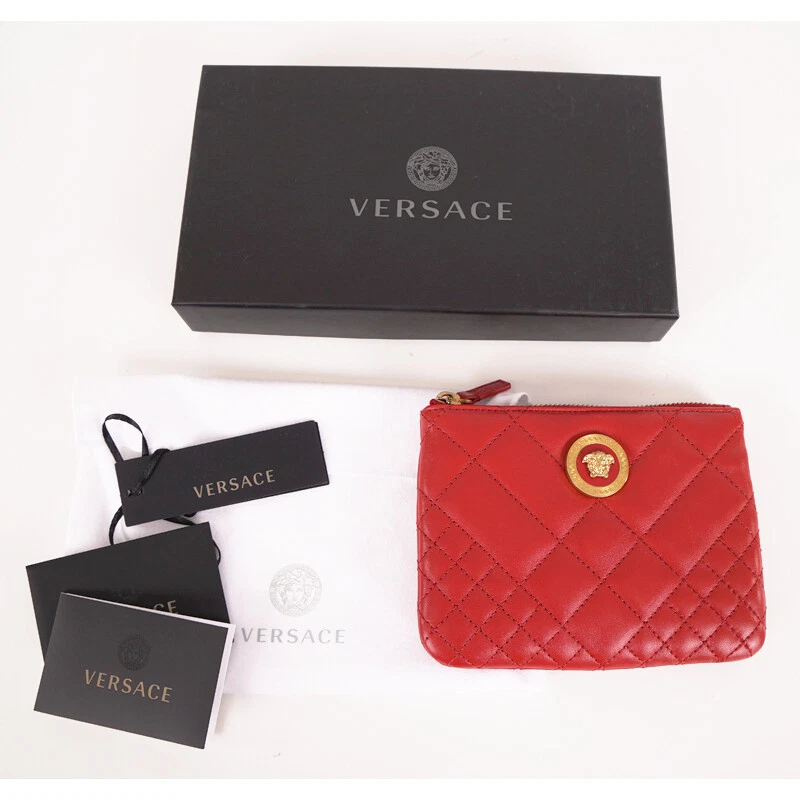 red versace wallet