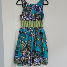 Anthropologie MilleCollines Moonrise Dress Size 2 Sleeveless Fit & Flare Dress