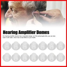 30pcs Hearing Aid Ear Tips Domes Silicone Earplug Replacement Ear Plug Tips