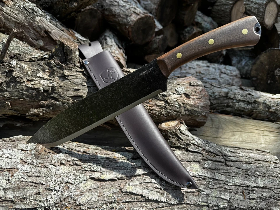 Faca Condor Sip Gande Full Tang 9,59" lâmina fixa caça sobrevivência Bushcraft - Imagem 2 de 4