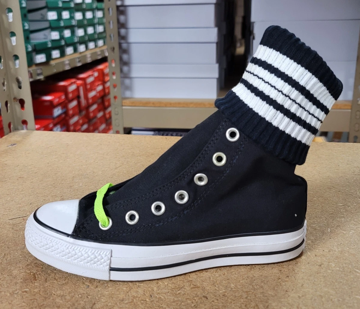 Converse Adult Unisex Chuck Taylor All Star RD Hi Black / White 1S194