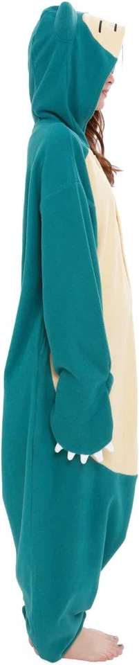 Sazac флисовый костюм Pokemon Snorlax бесплатный размер Kigurumi косплей Японии новый - Изображение 3 из 4