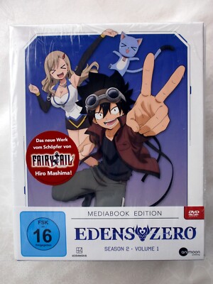 Edens Zero - Staffel 2 - Vol. 1-4 + S.Schuber - 4 Mediabook - 3 DVDs - Neuwertig