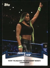Naomi 2018 Topps WWE Women's Division #SDL-3 WRESTLING Card