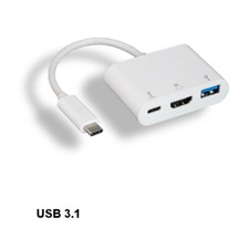KNTK USB 3.1 Type C to USB 3.0 Type A/C/ HDMI...
