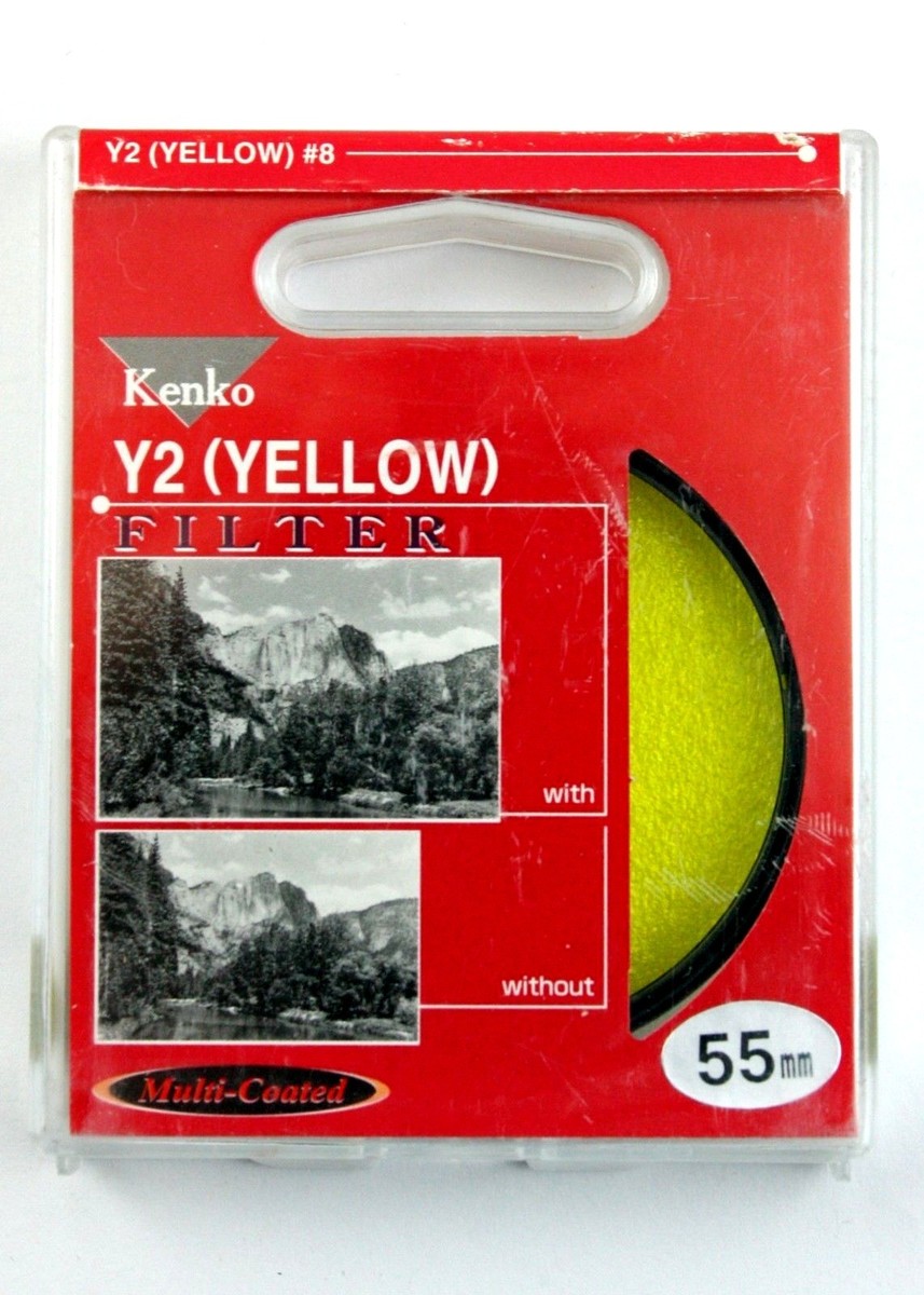 Protective Camera Filter Kenko 77mm Y2 Yellow Filter