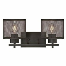 Westinghouse Morrison 2-Light Vanity Light Wall Fixture,Oil Rubbed Bronze Finish