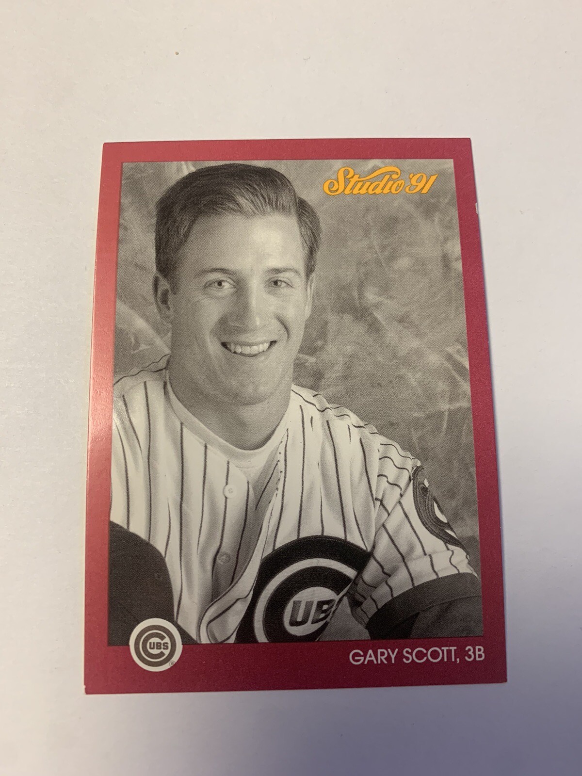 1991 Leaf Studio Gary Scott Chicago Cubs