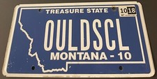 OULDSCL Vanity License Plate Old School