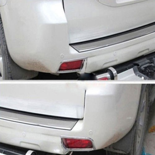 2x carcasa base de luz antiniebla trasera roja para 10-18 Toyota Land Cruiser Prado J150 - Imagen 5 de 8