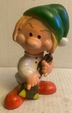 Rare USSR Rubber Squeezer Toy Petrushka w/ Balalaika 6.5  X 4.5  X 2.5  