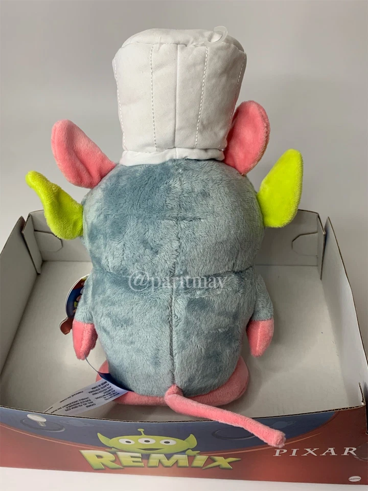 全新!!! 2021 迪士尼皮克斯 Alien Remix Ratatouille Remy 9 英寸毛绒全新带标签(立即发货) — 第 2/2 张图片