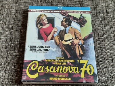 CASANOVA '70 Kino Lorber Films Blu-Ray USA Marcello Mastroianni Slipcover OOP