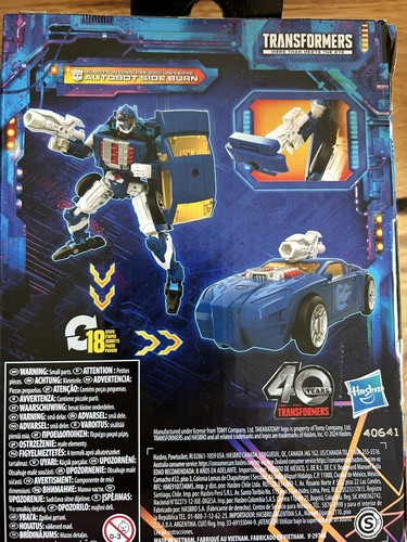 Transformers Legacy United Deluxe Class AUTOBOT SIDE BURN Action Figure - Picture 6 of 6