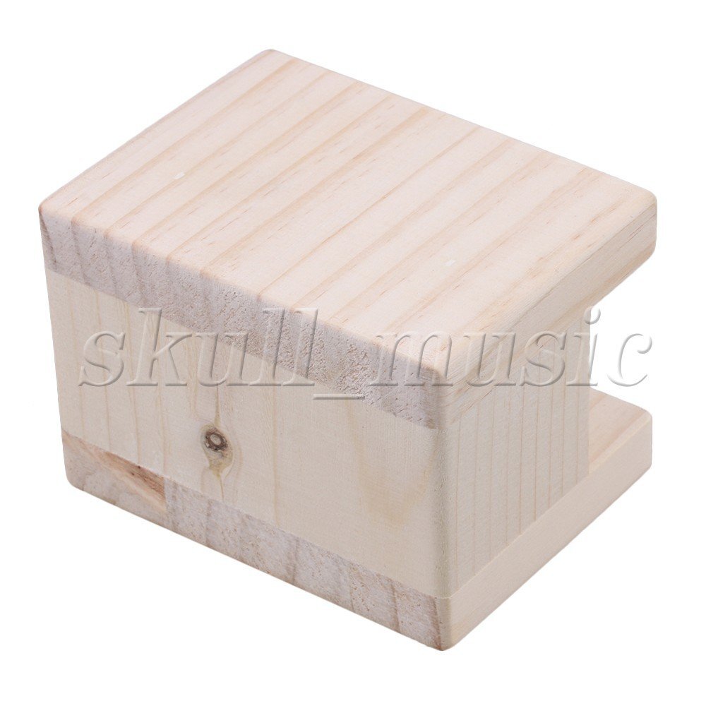 2PCS 4cm Groove Wood Cube Furniture Lifter Bed Sofa Table Riser Height
