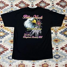 2006 Daytona Beach Bike Week Men's Shirt Eagle Dynamic Designs Size Large