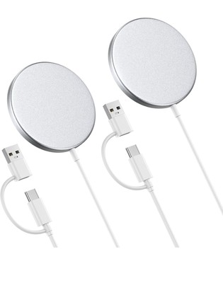 Magnetic Wireless Charger 2er Pack