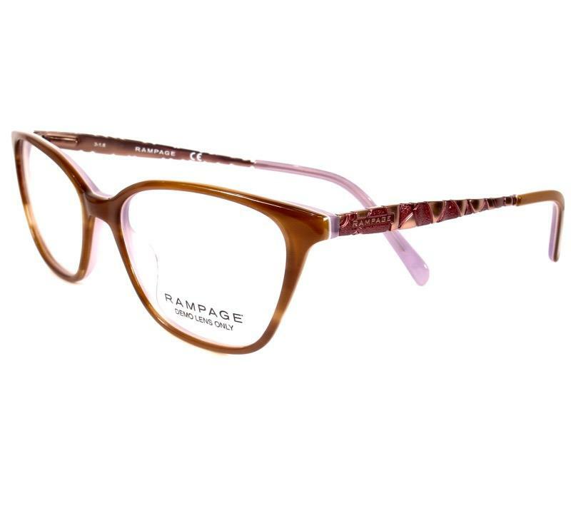 Rampage Eyeglasses R 175 Brown Plastic Women 52-16-135 | eBay display picture 2