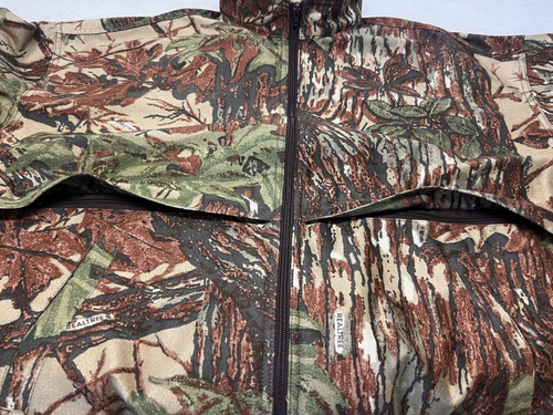 VINTAGE CABELA'S MEN'S REALTREE CAMO UNLINED BOMBER HUNTING JACKET - Picture 6 of 15