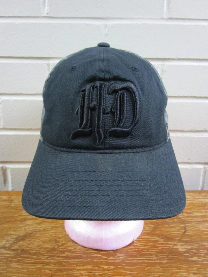 HARLEY DAVIDSON Motocicletas Sombrero Lote de (4) Easyriders Camuflaje Snapback Motociclista Foto 4 de 4