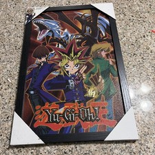 YU GI OH S2 COLLAGE 13x19 FRAMED GELCOAT ANIME JAPAN CARTOON YU-GI-OH! MANGA FUN
