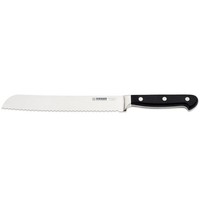 Giesser Brotmesser 20 Cm Schwarz Mit Geschmiedeter Wellenschliff-Klinge 8260W20