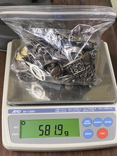 581.9 Grams Large Lot Vintage Sterling Silver Jewelry Necklaces Bracelets Rings