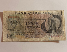 Northern Ireland vintage One Pound Banknote