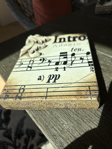 Sid Dickens Memory Block T-83 Adagio ~ Retired, Vintage, Wall Art, Music, Tile