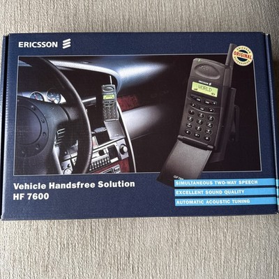 NEU Vintage Ericsson Fahrzeug Freisprechlösung Auto Kit Halter HF 7600 
