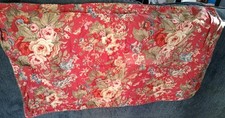 Ralph Lauren Chaps Pillow Sham Summerton Red Floral Houndstooth Two Standard