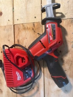 Milwaukee M12 Hackzall Reciprocating Saw with Charger