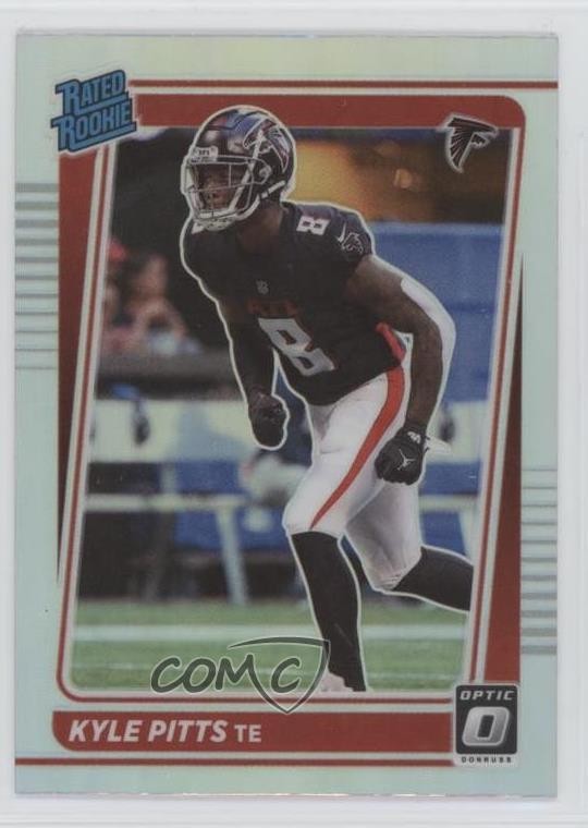 2021 Panini Donruss Optic Rated Holo Prizm Kyle Pitts #211 Rookie RC 12g7