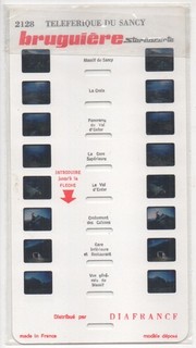 Bruguiere 3D Bildkarte (ähnlich View Master) Nr. 2128: Téléférique du Sancy
