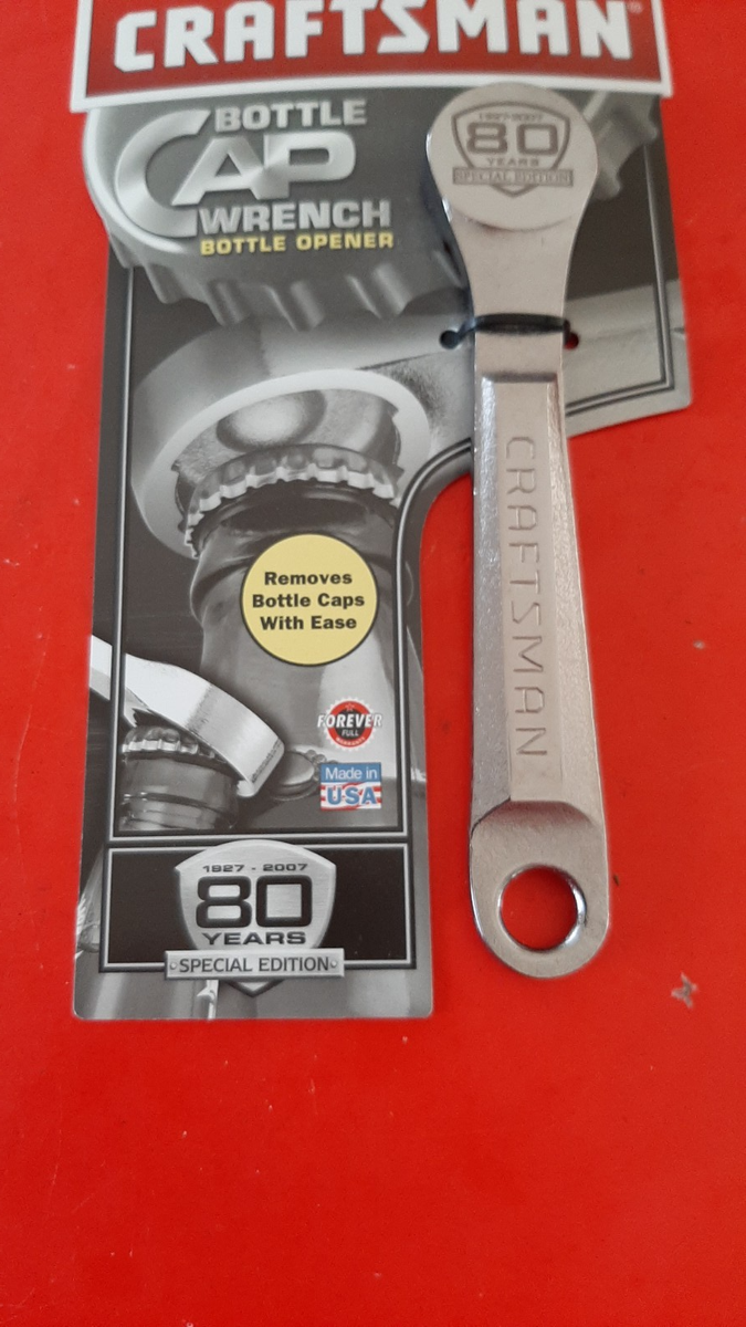 Craftsman USA Bottle Cap Wrench Opener 80th Years Special Edition