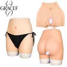 Silicone Underwear Shorts Panty Fake Vagina Transgender For Crossdresser
