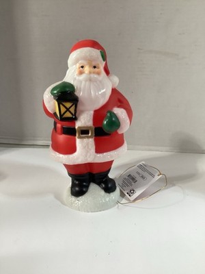 NEW HOLIDAY TIME 11'' BLOW MOLD TABLETOP LIGHTUP SANTA W/TAG