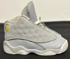 Nike Air Jordan 13 Retro TD Wolf Grey Toddler 684802-018 Size 6C