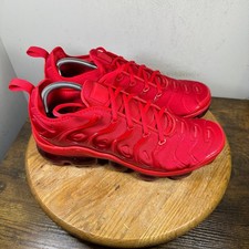 Nike Air VaporMax Plus Triple Red Mens CW6973-600 University Red Sneakers 11.5