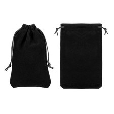Bluetooth Headphone Bag, 2 Pcs 7.87x3.94 Inch Headset Carrying Pouch Black