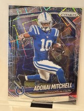 2025 Panini Prizm Football - Lazer Prizm Adonai Mitchell #49 - Colts 