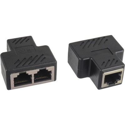 LAN Splitter Kabeladapter Ethernet 1 auf 2 Cat5e Cat6 Netzwerktreiber