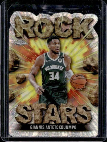 2025 Topps Chrome Giannis Antetokounmpo Base (RAW)