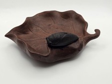 Vintage Chinese Yixing Zisha Clay Lotus Leaf ...