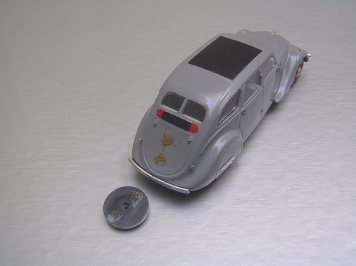 JM Dubray 1935 Peugeot 402 made in France Plastic 1/43 scale model Norev Dinky - Picture 6 of 8