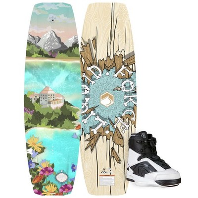 Liquid Force Holiday Women's Cable Wakeboard Package w/ Terra 6X Bindings 2025