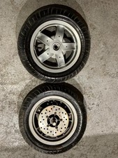 COPPIA CERCHI RUOTE GOMME PIAGGIO ZIP 50 