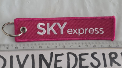 Sky Express Airlines Airways Airline Key Ring Berlin Germany Tag Athens Greece