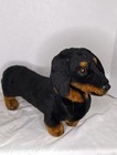 Melissa & Doug Black & Tan Dachshund wiener, dog Plush Stuffed Animal, 20” — photo 2